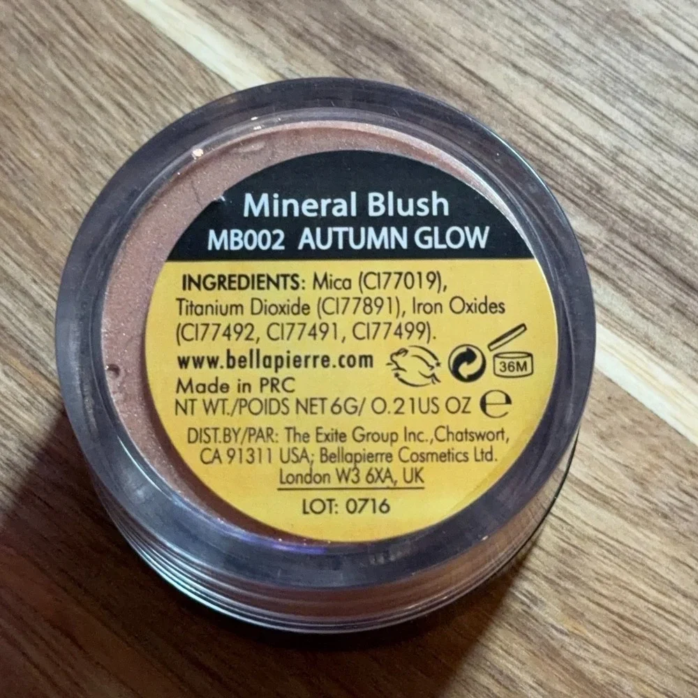 Bella Pierre Cosmetics Mineral Blush Autumn Glow  #MB002 0.21 oz Sealed NWOB‎